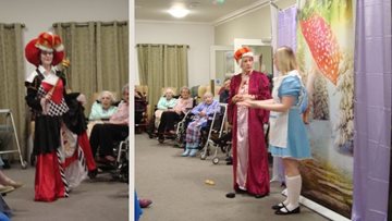 Festive pantomime performance at Penrith care home